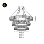 Carousel-Inspired Chandelier Lights | Integrated LED Rings | Jagmag Lights