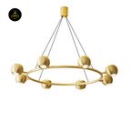 Callisto LED Chandelier – Modern Sculptural Elegance for Living Room