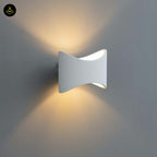 Gypsum LED Wall Light – Rectangle White Modern | Wall Lamp for Living Room, Bedroom | Jagmag Lights