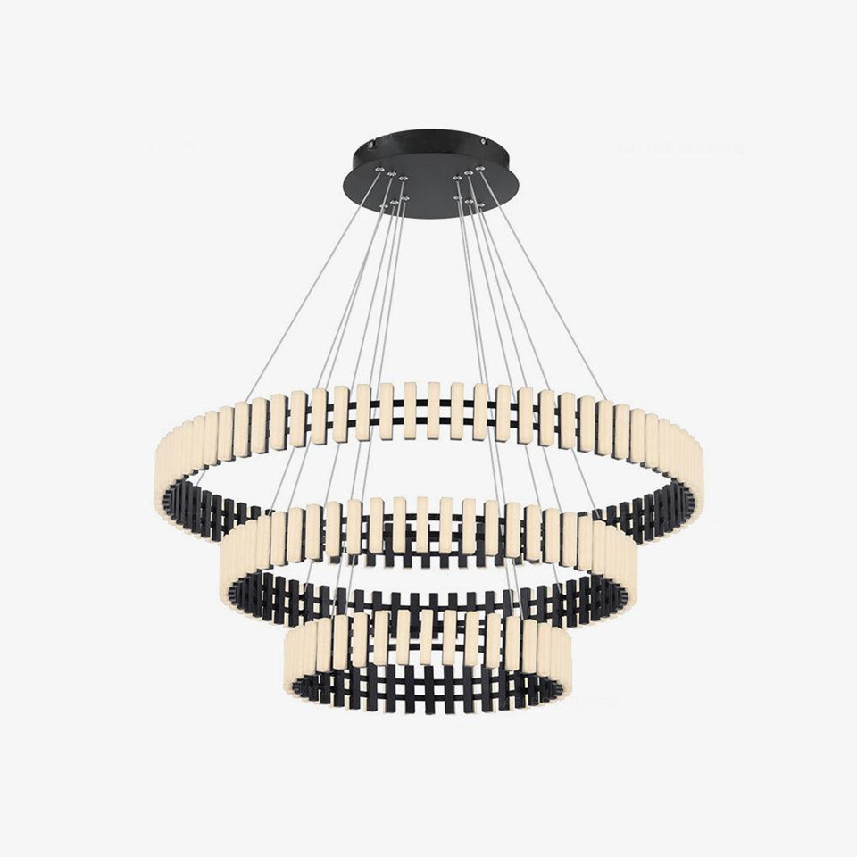 Carousel-Inspired Chandelier Lights | Integrated LED Rings | Jagmag Lights