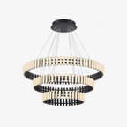 Carousel-Inspired Chandelier Lights | Integrated LED Rings | Jagmag Lights
