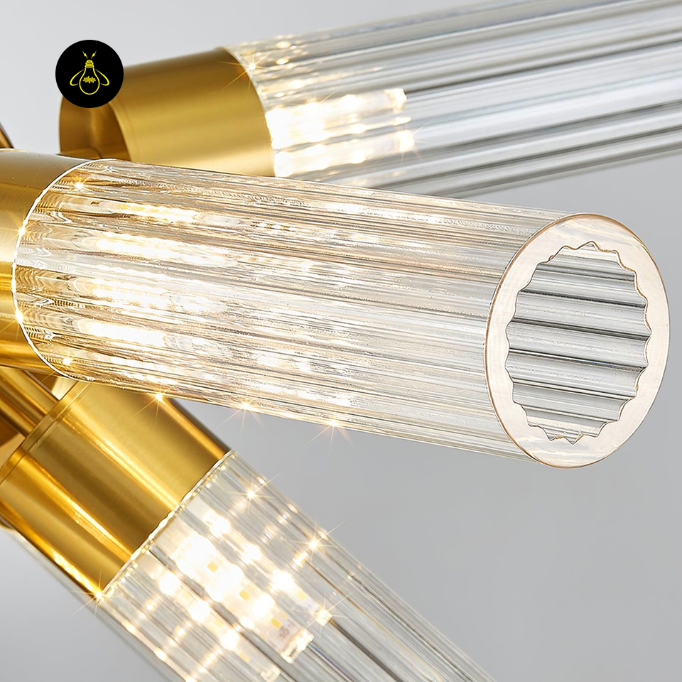 Modern Glass Chandelier for Living Room | Jagmag Lights