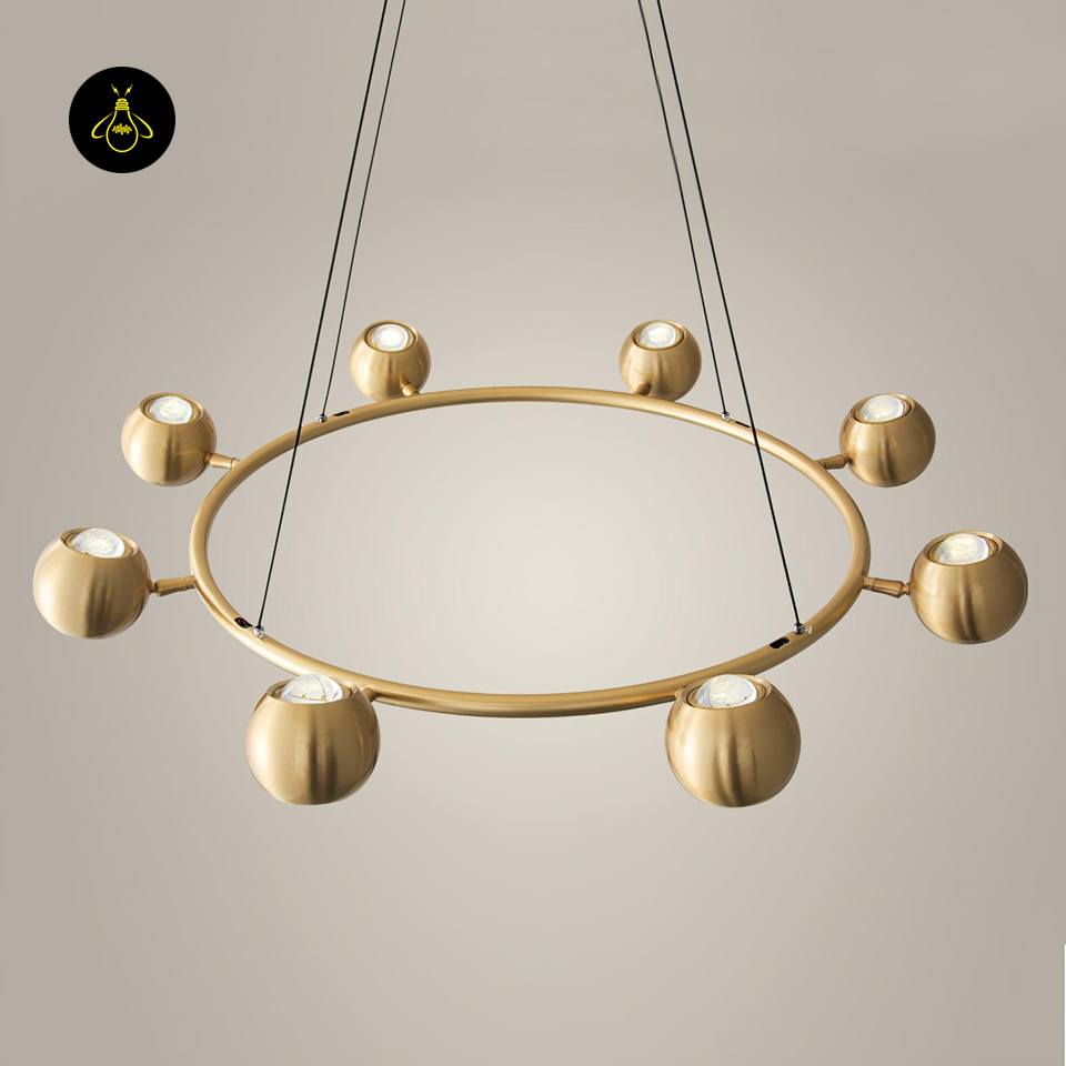 Callisto LED Chandelier – Modern Sculptural Elegance for Living Room