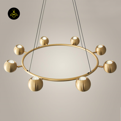 Callisto LED Chandelier – Modern Sculptural Elegance for Living Room