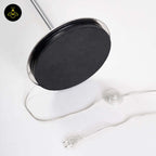 Chrome Floor Lamp with 7 Glass Spheres – Polished Chrome | Designer Floor Lamp for Living Room | Jagmag Lights