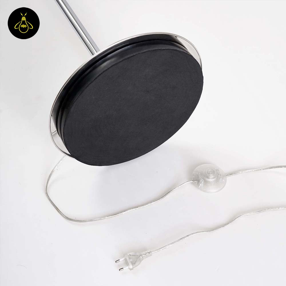 Chrome Floor Lamp with 7 Glass Spheres – Polished Chrome | Designer Floor Lamp for Living Room | Jagmag Lights