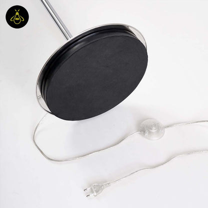 Chrome Floor Lamp with 7 Glass Spheres – Polished Chrome | Designer Floor Lamp for Living Room | Jagmag Lights