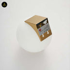 Glass Ball Wall Light – Minimal Gold Base | Minimalist Wall Lamp for Living Room, Bedroom | Jagmag Lights