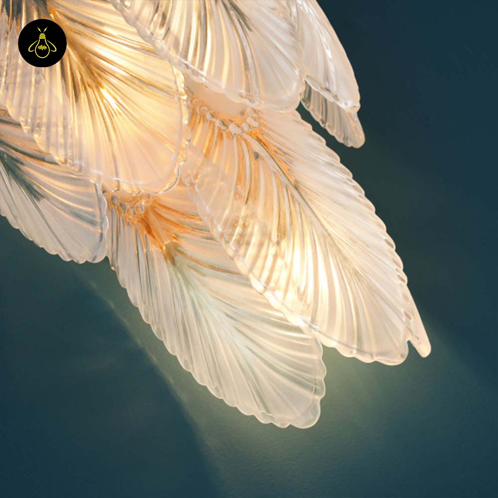 Brass & Opaline Glass Wall Lamp – Gold Oval Frame | Crystal Pendant Light for Halls & Bedrooms | Jagmag Lights