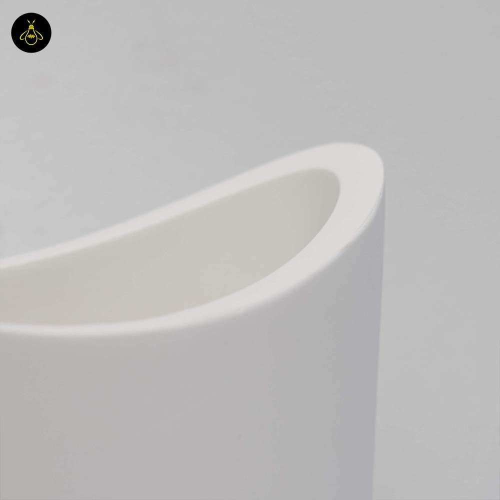 Gypsum LED Wall Light – Rectangle White Modern | Wall Lamp for Living Room, Bedroom | Jagmag Lights