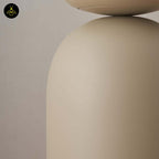 Stainless Steel Table Lamp – Taupe & White Globe | LED Table Light for Living/Study | Jagmag Lights