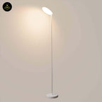Sleek White LED Floor Lamp – Adjustable Dimmable Head | Modern Lighting for Living Room & Office | Jagmag Lights