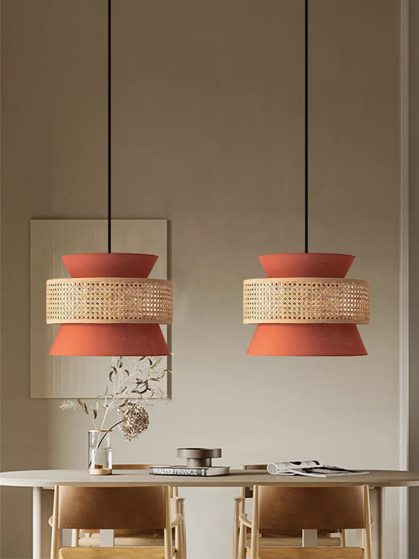 Cane Pendant Light