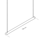 Jagmag PURE FLYBAR LED Chandelier - Adjustable Stainless Steel Pendant, 1200mm, for Modern Interiors - Fancy and Decorative lights - Brand name jagmag lights