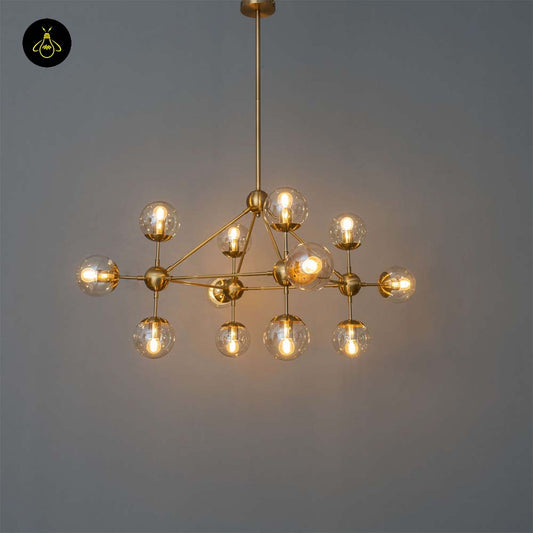 Brass Pendant Light – Vintage Golden Finish | Vintage golden pendant light for Living Room & Dining | Jagmag Lights