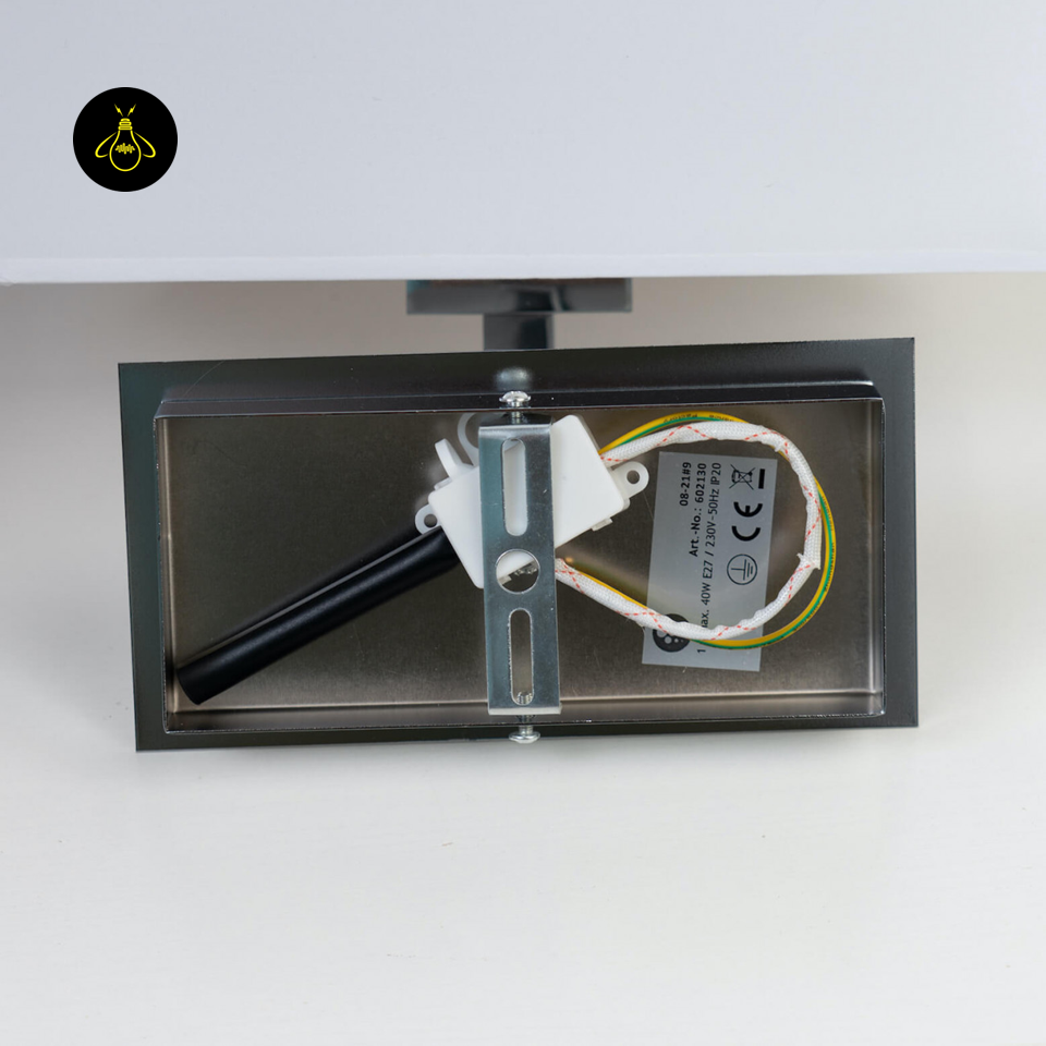 Chrome Bedside Wall Light – White Shade Headboard Sconce | Bedroom Wall Light | Jagmag Lights