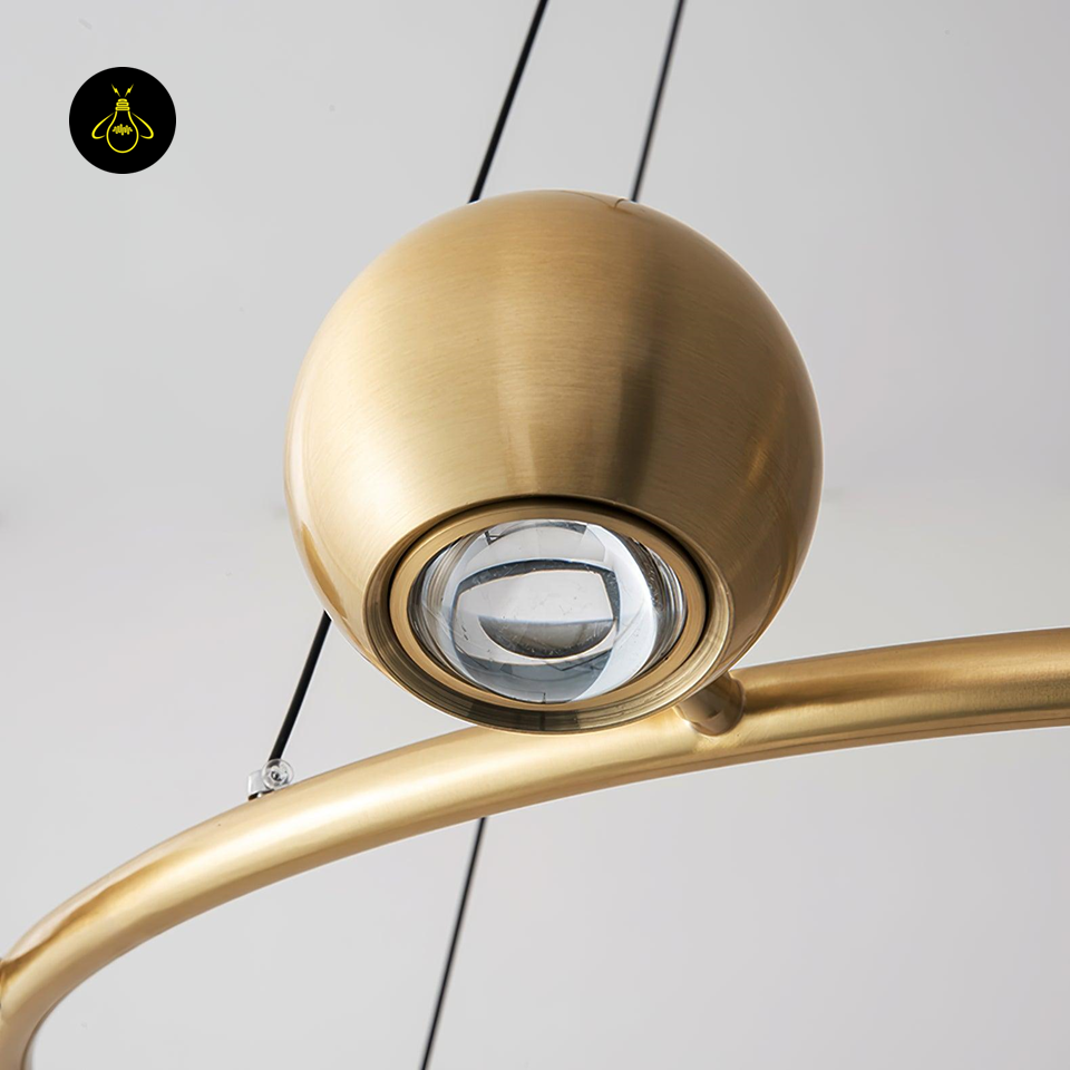 Callisto LED Chandelier – Modern Sculptural Elegance for Living Room