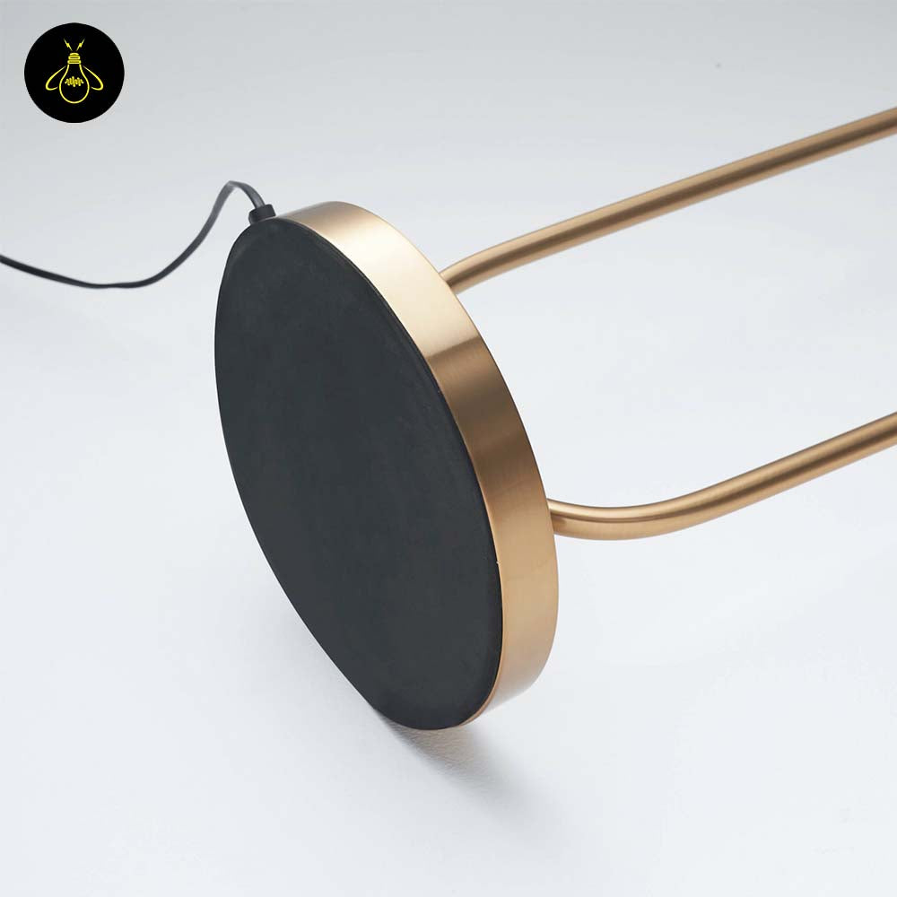 Stainless Steel Floor Lamp – Dual Globe Minimalist | Floor Lamp for Living Room, Bedroom | Jagmag Lights