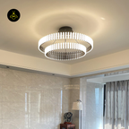 Carousel-Inspired Chandelier Lights | Integrated LED Rings | Jagmag Lights