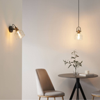 Textured Amber Glass Bell Wall Light – Rustic Vintage | Glass Wall Light for Dining & Hallway | Jagmag Lights