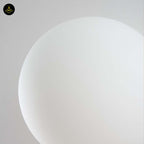 Glass Ball Wall Light – Minimal Gold Base | Minimalist Wall Lamp for Living Room, Bedroom | Jagmag Lights