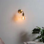 Polished Gold Stainless Steel Wall Light – Elegant Curved Modern | Sconce for Living Room, Bedroom | Jagmag Lights