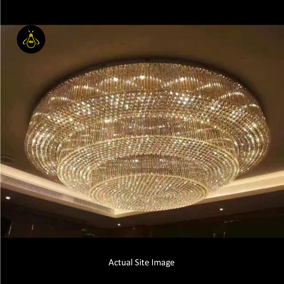 Jagmag Lights Contemporary Crystal Ceiling Chandelier, Modern Design, for Living Room, Dining Room, or Bedroom