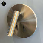 Aluminum LED Wall Reading Lamp – Silver-Chrome Finish | Modern Double Light for Bedroom & Hotel | Jagmag Lights