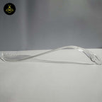 Borosilicate Glass Snake Plant Leaf – 270mm Clear | Lighting Component for Chandeliers | 100 Pieces per Box