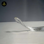 Borosilicate Glass Snake Plant Leaf – 270mm Clear | Lighting Component for Chandeliers | 100 Pieces per Box