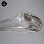 Borosilicate Glass Snake Plant Leaf – 270mm Clear | Lighting Component for Chandeliers | 100 Pieces per Box