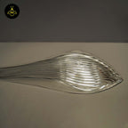 Borosilicate Glass Snake Plant Leaf – 270mm Clear | Lighting Component for Chandeliers | 100 Pieces per Box