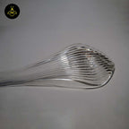 Borosilicate Glass Snake Plant Leaf – 270mm Clear | Lighting Component for Chandeliers | 100 Pieces per Box