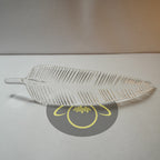 Borosilicate Glass Ashok Tree Leaf – Clear 220mm | Lighting Component for Chandeliers | 100 Pieces per Box