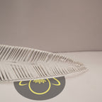 Borosilicate Glass Ashok Tree Leaf – Clear 220mm | Lighting Component for Chandeliers | 100 Pieces per Box