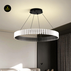 Carousel-Inspired Chandelier Lights | Integrated LED Rings | Jagmag Lights