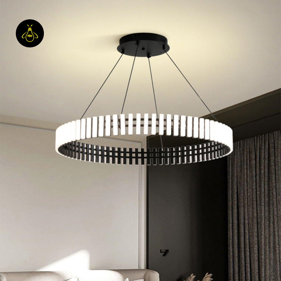 Carousel-Inspired Chandelier Lights | Integrated LED Rings | Jagmag Lights