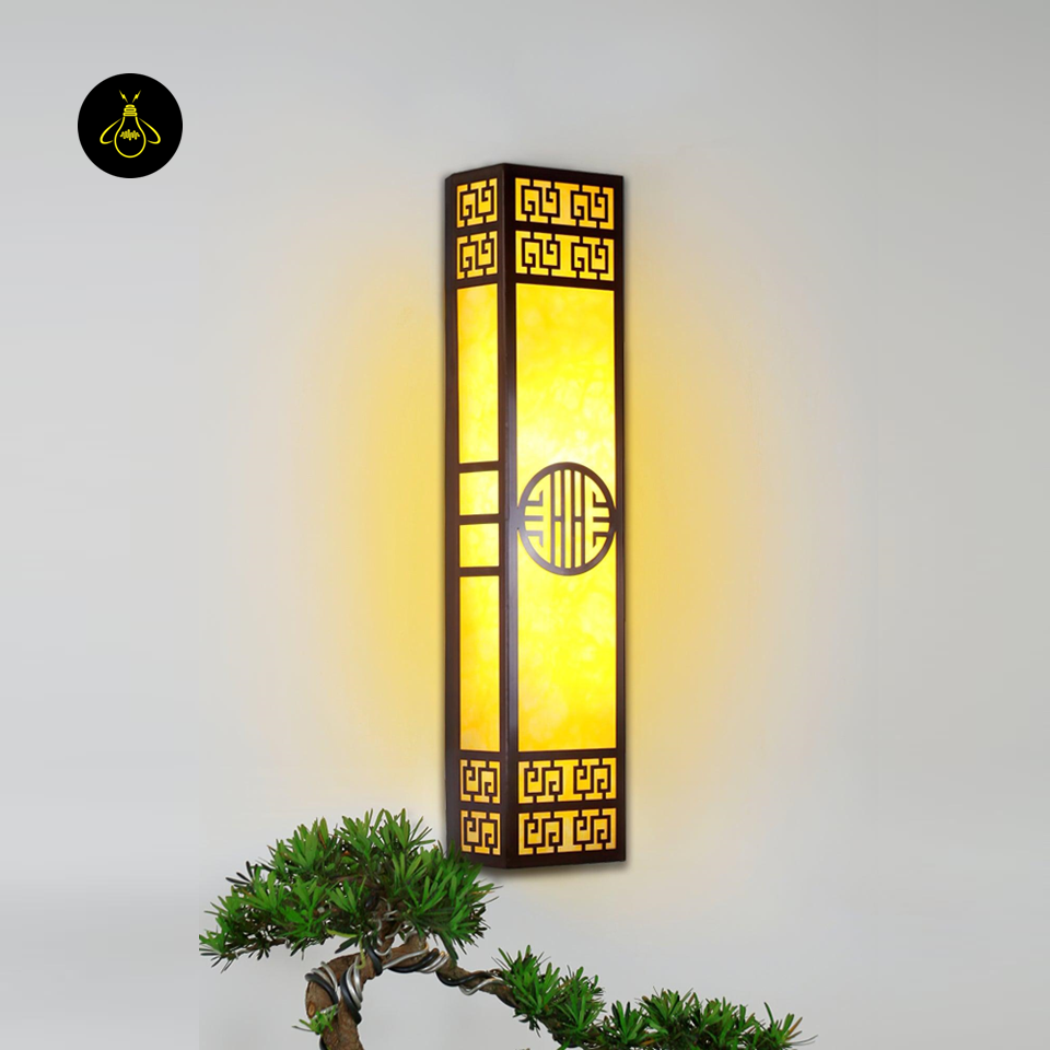 Stripe Outdoor LED Wall Light – Black & Light Yellow | IP65 Rated | Jagmag Lights