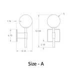 Antique Brass Glass Wall Light – Modern Opal Sconce | Jagmag Lights