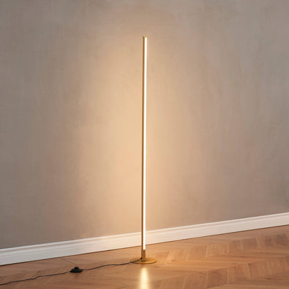 Stainless Steel Golden Floor Lamp – Large Triple Amber Glass | Golden Floor Lamp for Living Rooms | Jagmag Lights