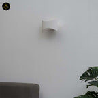 Gypsum LED Wall Light – Rectangle White Modern | Wall Lamp for Living Room, Bedroom | Jagmag Lights