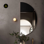 Jagmag Lights White Marble Wall Light – Matte White Alabaster & Steel Sconce – 5.5" Modern Design