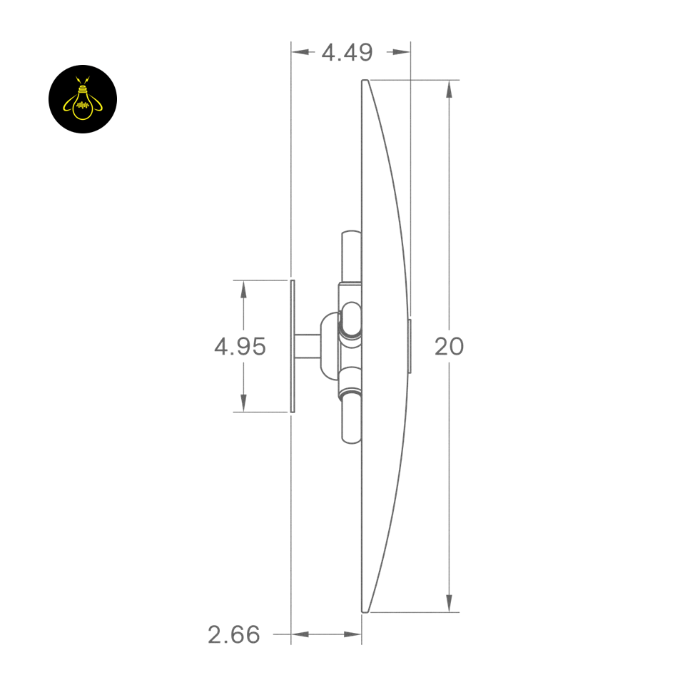 Jagmag Lights Modern Wood Wall Sconce - Matte Black Finish - 20" Square Design - UL Certified