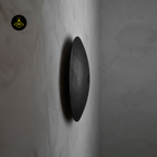 Jagmag Lights Modern Wood Wall Sconce - Matte Black Finish - 20" Square Design - UL Certified