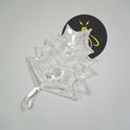 Clear Borosilicate Glass Maple Leaf – 160x115mm | Lighting Component for Chandeliers | 100 Pcs per box