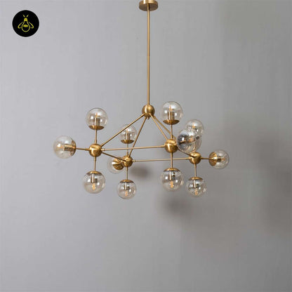Brass Pendant Light – Vintage Golden Finish | Vintage golden pendant light for Living Room & Dining | Jagmag Lights