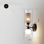Black Globe Glass Wall Lamp – Indoor Wall Light Fixture | Jagmag Lights