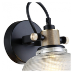 Textured Amber Glass Bell Wall Light – Rustic Vintage | Glass Wall Light for Dining & Hallway | Jagmag Lights