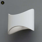 Gypsum LED Wall Light – Rectangle White Modern | Wall Lamp for Living Room, Bedroom | Jagmag Lights