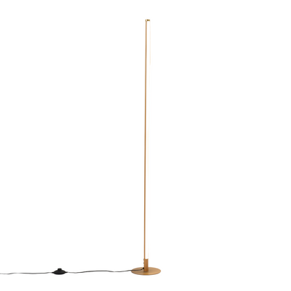 Stainless Steel Golden Floor Lamp – Large Triple Amber Glass | Golden Floor Lamp for Living Rooms | Jagmag Lights